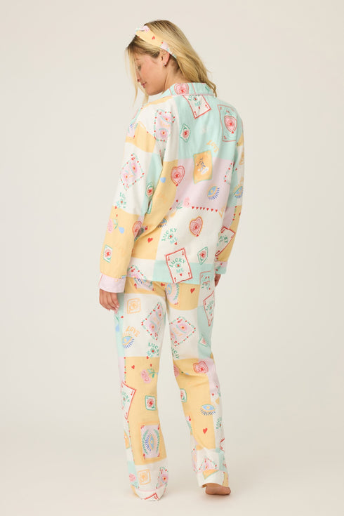 Pj Salvage Flannels Print Pj Set